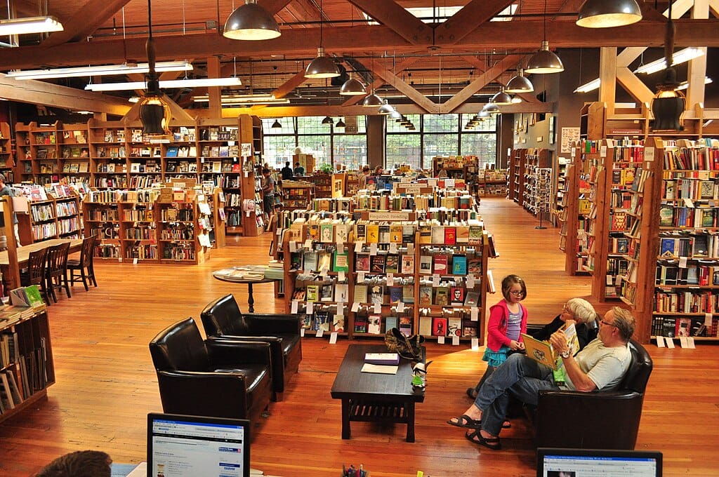 A view inside Seattle's Eliott Bay Book Company.